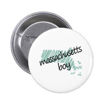 Muchacho de Massachusetts en el mapa de Massachuse Pin