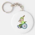 Muchacho del béisbol llavero personalizado