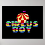 Muchacho del circo de la CAMISETA Posters