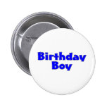 Muchacho del cumpleaños (azul) pins