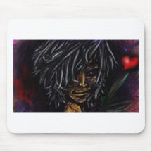 Muchacho del fantasma del Wallflower Alfombrillas De Raton