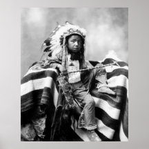 Muchacho del nativo americano, 1899 posters