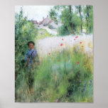Muchacho en el prado - Sommerbilder Posters