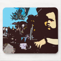 Muchacho gordo Mousepad Tapetes De Ratones