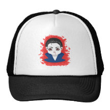 Muchacho lindo del vampiro gorros  