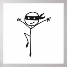 Muchacho Ninja Impresiones