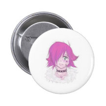 Muchacho rosado del animado pins