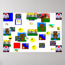 Muchas obras de arte posters