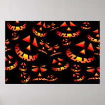 Mueca de los carteles de las calabazas poster