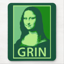 Mueca de Mona Lisa Alfombrilla De Raton