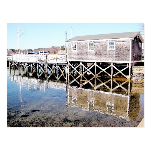 Muelle - bosquejo de la tinta del puerto de York Tarjeta Postal