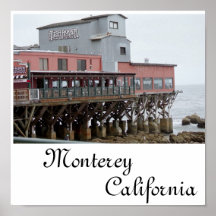 Muelle de Monterey, Monterey, California Posters