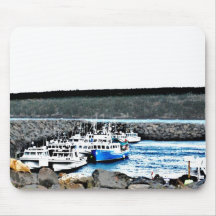 Muelles de Nova Scotian Alfombrillas De Raton
