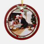 Muérdago del acebo del ornamento de nuestra casa e ornamento de navidad
