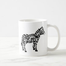 Muérdame cebra tazas