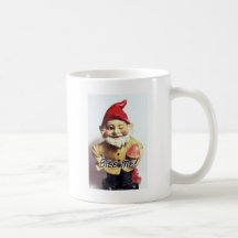 Muérdame gnomo tazas de café