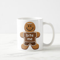 Muérdame pan de jengibre tazas