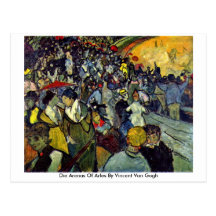Mueren las arenas de Arles de Vincent van Gogh Postales