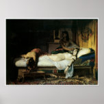 Muerte de Cleopatra, Jean-Andre 1874 Rixens Poster