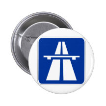 Muestra alemana del Autobahn Pin