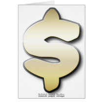 Muestra de dólar de oro tarjetas