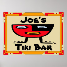Muestra de la barra de Tiki Posters