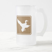 Muestra de la carretera de la caza del pato (2) taza
