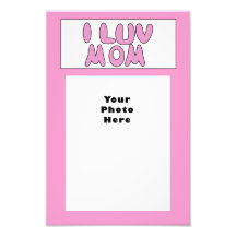 Muestra de la mamá del rosa I Luv Impresion Fotografica