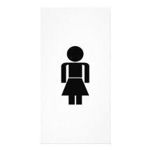 Muestra de la mujer tarjetas fotográficas 