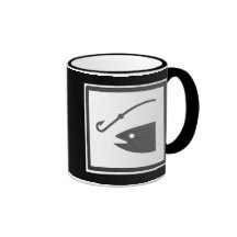 Muestra de la pesca tazas de café
