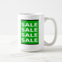 Muestra de la venta tazas de café