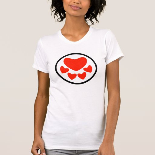 Muestra del amante del mascota camiseta