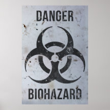 Muestra del peligro del Biohazard Posters
