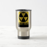 Muestra del refugio de polvillo radiactivo taza de café