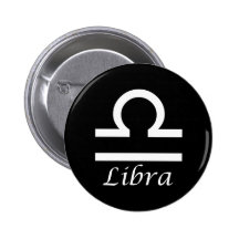 Muestra del zodiaco del "libra" pin