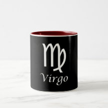 Muestra del zodiaco del virgo del `' taza de café