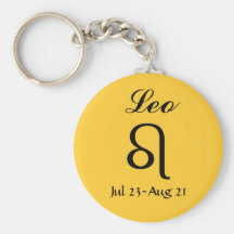 Muestra del zodiaco - Leo Llaveros Personalizados