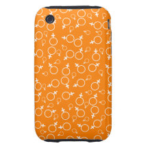 Muestra femenina del género (símbolo) de Venus - b iPhone 3 Tough Cárcasa