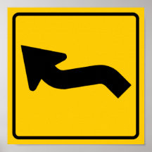 Muestra (izquierda) reversa de la carretera de la  impresiones