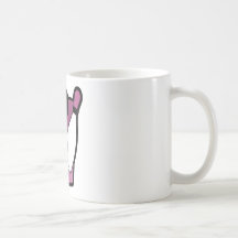 Muestra retra rosada de los bolos del Pin del cuen Taza