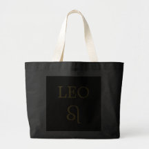 Muestra y símbolo astrológicos - Leo Bolsas De Mano