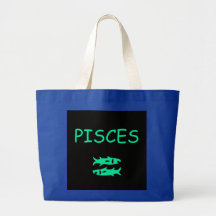 Muestra y símbolo astrológicos - Piscis Bolsa De Mano