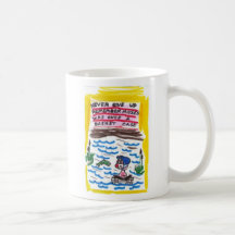 Muestras divertidas de la iglesia tazas de café