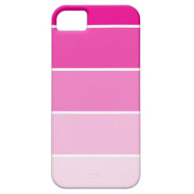 Muestras rosadas brillantes de la pintura iPhone 5 Case-Mate coberturas