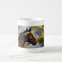 Muestre la taza del caballo