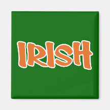 Muestre sus colores IRLANDESES Imán Para Frigorifico