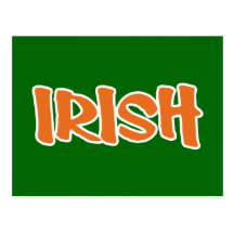 Muestre sus colores IRLANDESES Postales