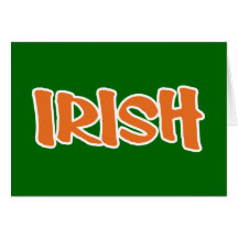 Muestre sus colores IRLANDESES Tarjetas