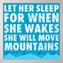 Mueva las montañas poster