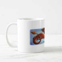Mug Scorfel - dragón rojo Tazas